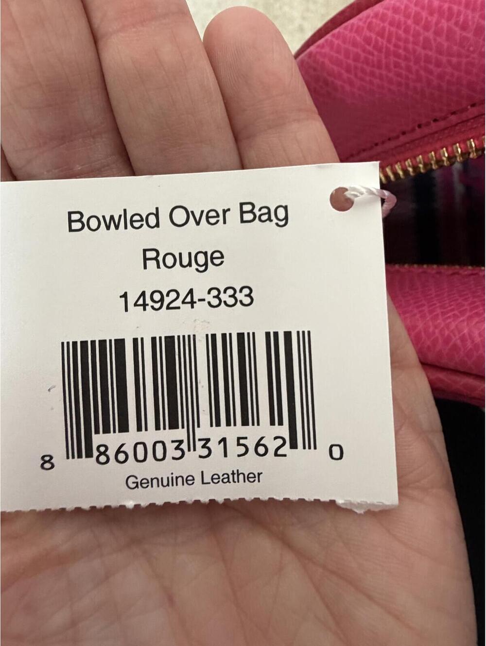 Vera Bradley NWT Bowled Over Bag in rouge - Picture 6 of 9
